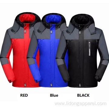 Custom Wholesale Men Winter Thick Bomber Track Jacket